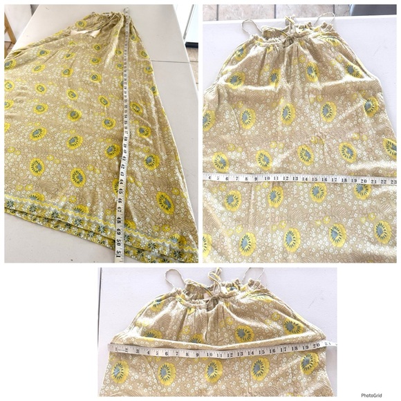 Natalie Martin Marlien Sleeveless Midi Dress Vintage Flower & Sand midi Dress XS - Picture 7 of 10